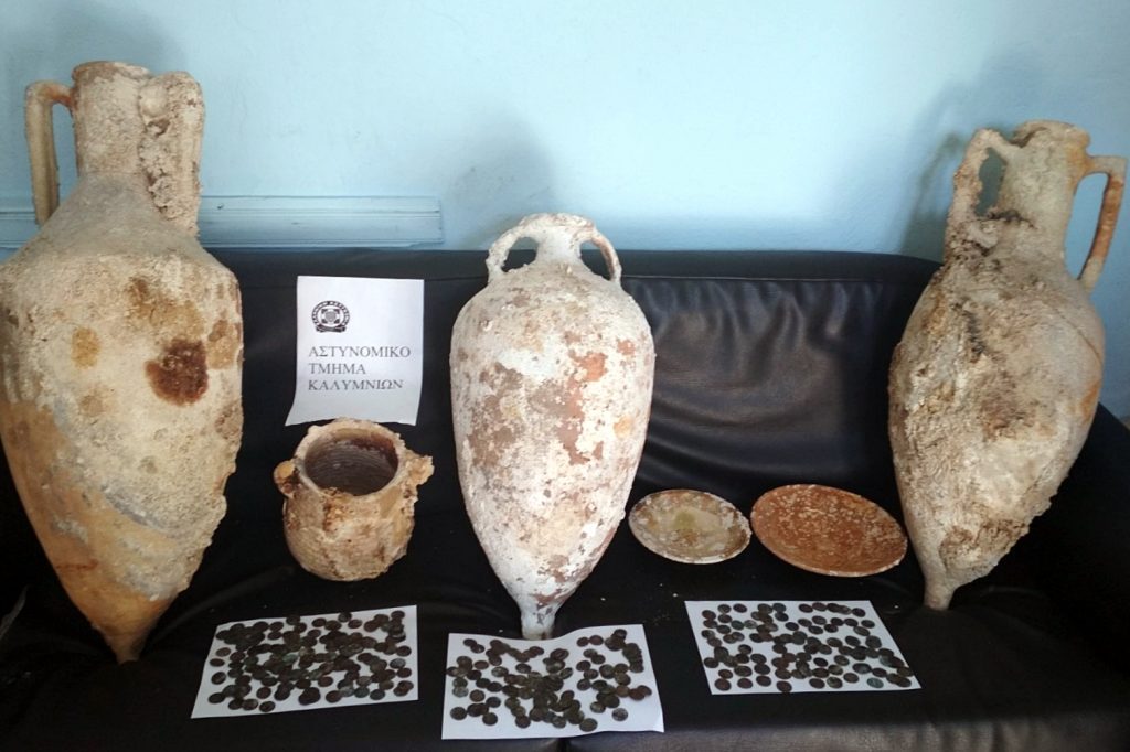 SYLLHPSH KATOXH ARXAIOTHTON KALYMNOS Φ