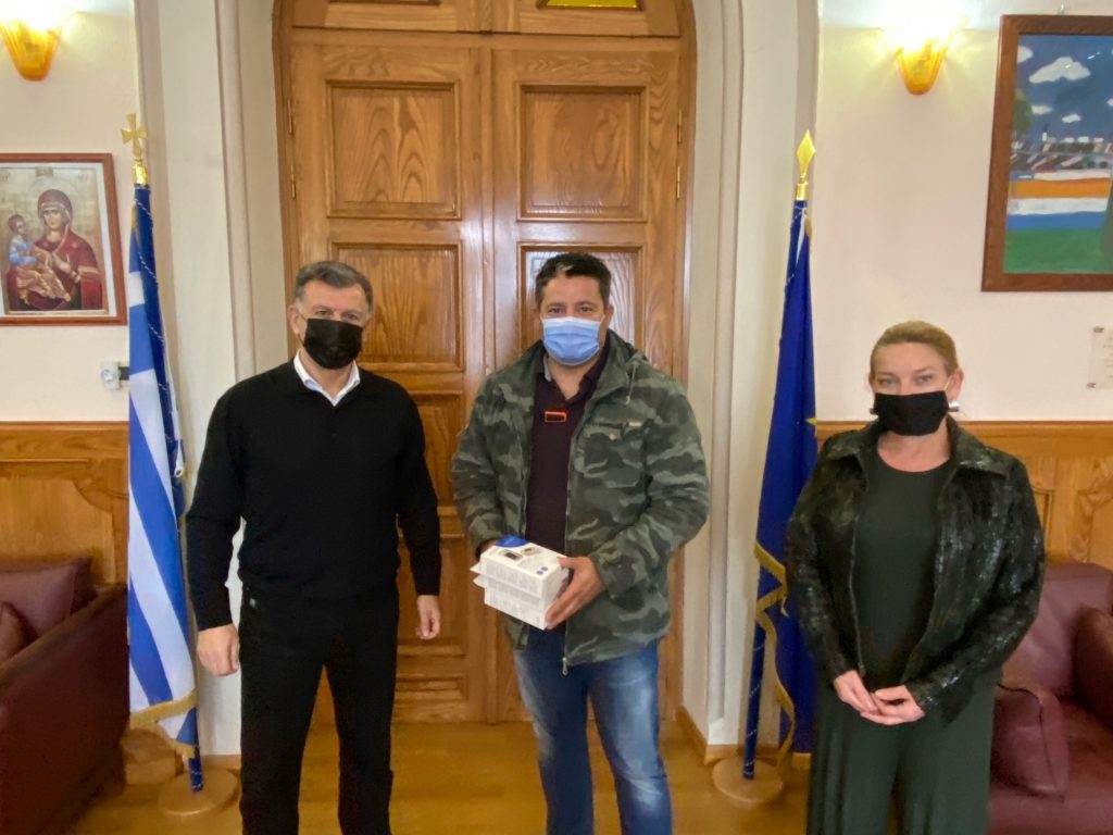 2021 01 15 Δήμαρχος Καραγιάννης Φρατζέσκος Κανταρζή Σταματία