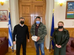 2021 01 15 Δήμαρχος Καραγιάννης Φρατζέσκος Κανταρζή Σταματία