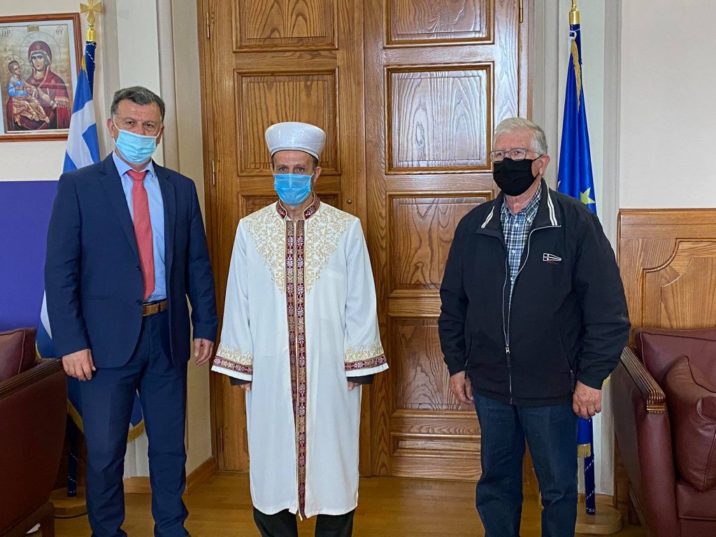 2021 03 23 Δήμαρχος επίσκεψη Ιμάμη 1