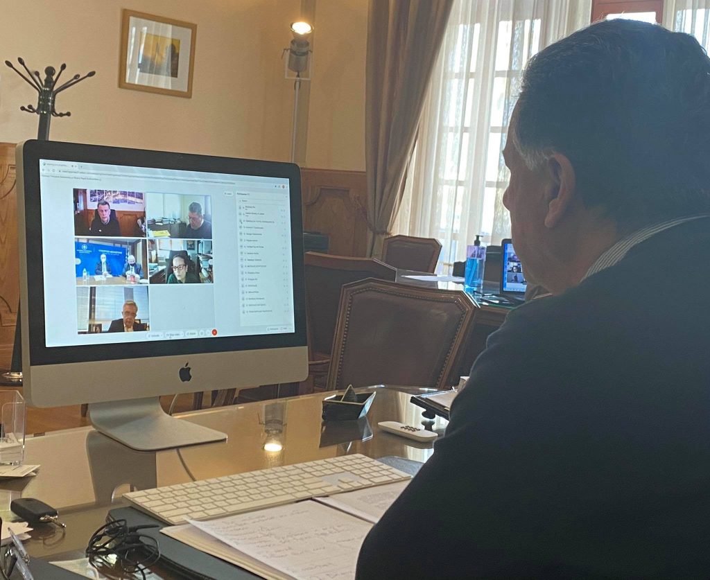 Δήμαρχος τηλεδιάσκεψη με Υπ Δικαιοσύνης 31 03 2021