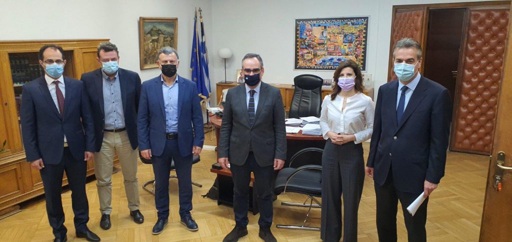 2021 04 08 Δήμαρχος Κοντοζαμάνης νέο Νοσοκομείο