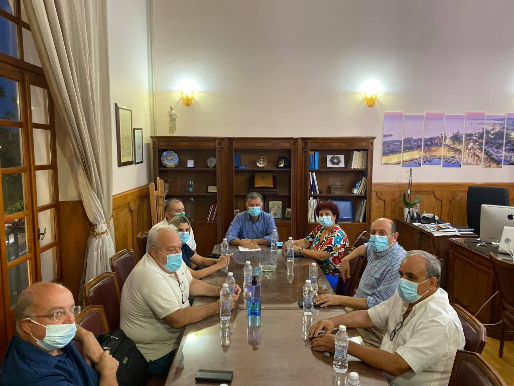2021 7 26 Δημαρχείο συνάντηση για το Νοσοκομείο