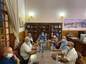 2021 7 26 Δημαρχείο συνάντηση για το Νοσοκομείο