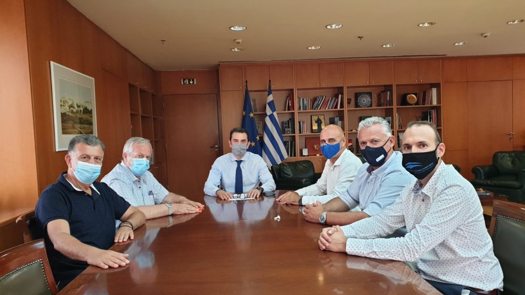 2021 9 01 Σκρέκας Δήμαρχοι νησιών Β. Δωδεκανήσου