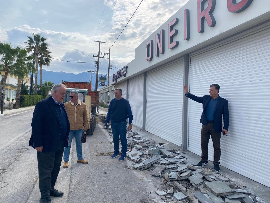 Δήμαρχος ανάπλαση Τιγκακίου 26 11 2021