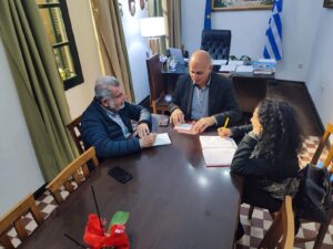 ΜΕ ΤΟΝ ΔΗΜΑΡΧΟ ΛΕΡΟΥ