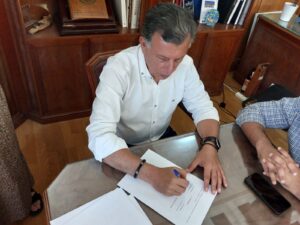 2024 7 05 Συμβάσεις γεφύρια Ζια Κανάρη ποδηλατόδρομος Φάρου 3