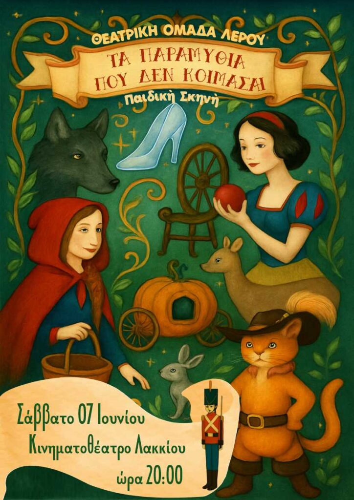 ΑΦΙΣΑ ΤΑ ΠΑΡΑΜΥΘΙΑ ΠΟΥ ΔΕΝ ΚΟΙΜΑΣΑΙ